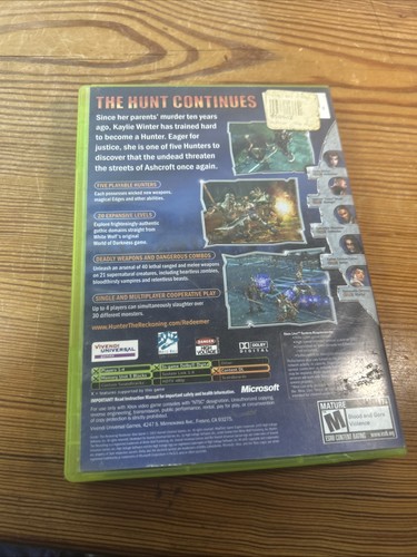Hunter the Reckoning Redeemer (Microsoft Xbox) nur Hülle und Handbuch - Bild 2 von 3