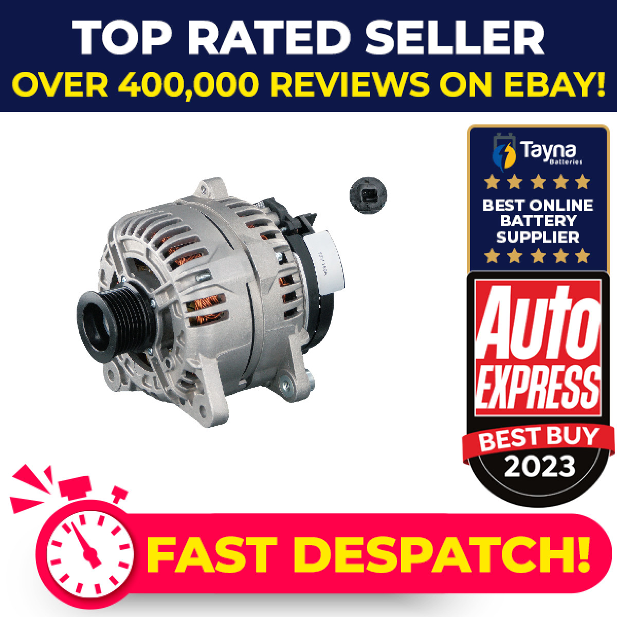 Alternator fits OPEL MOVANO FD, JD 2.2D 2000 on G9T750 009121119 4405286 Febi