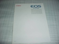 Catalog Canon EOS System March 1993 Vintage Camera Catalog from Japan