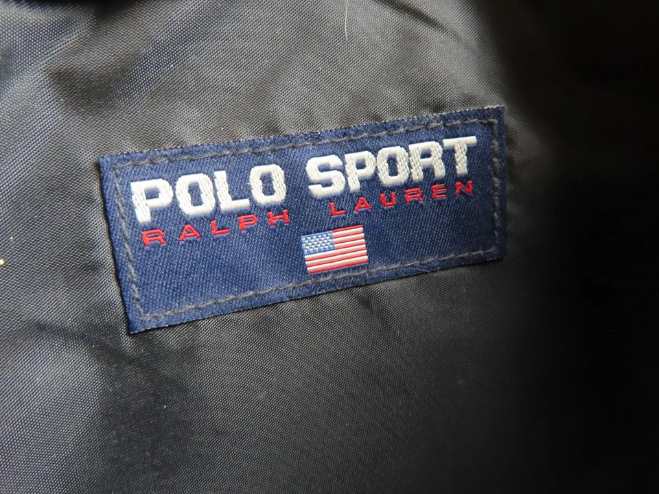 Cartera bandolera negra Polo Sport Ralph Lauren vintage bandolera bandolera bolso lateral años 90 Foto 3 de 4