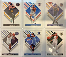 NBA Modern Stars 6 Card Lot Curry Giannis Jokic Edwards Morant SGA Hoops Tribute