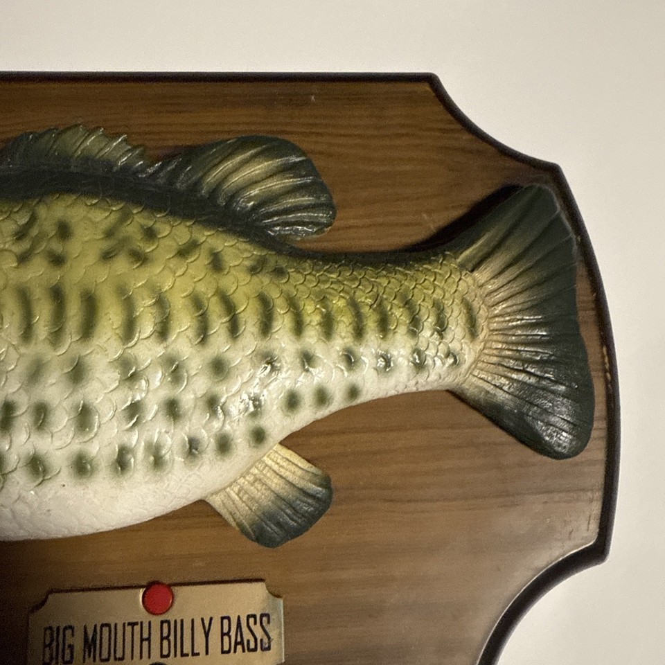 Vintage Big Mouth Billy Bass Gemmy 1999 – Pour Pièces – Ne Fonctionne Pas