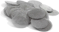 Made in the USA - 50 3/4 Inch (.75") Stainless Steel Mesh Pipe Screen Filters