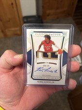 2020-21 Panini National Treasures - Clutch Factor Signatures Kira Lewis Jr. /25