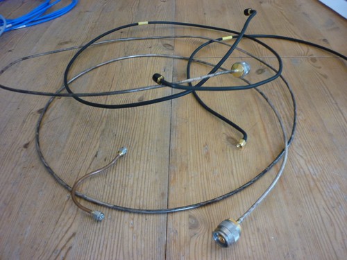 Job Lot of RF Microwave Coaxial Jumper Cables Test Leads 50 Ohm - SMA N-Type - Zdjęcie 14 z 20