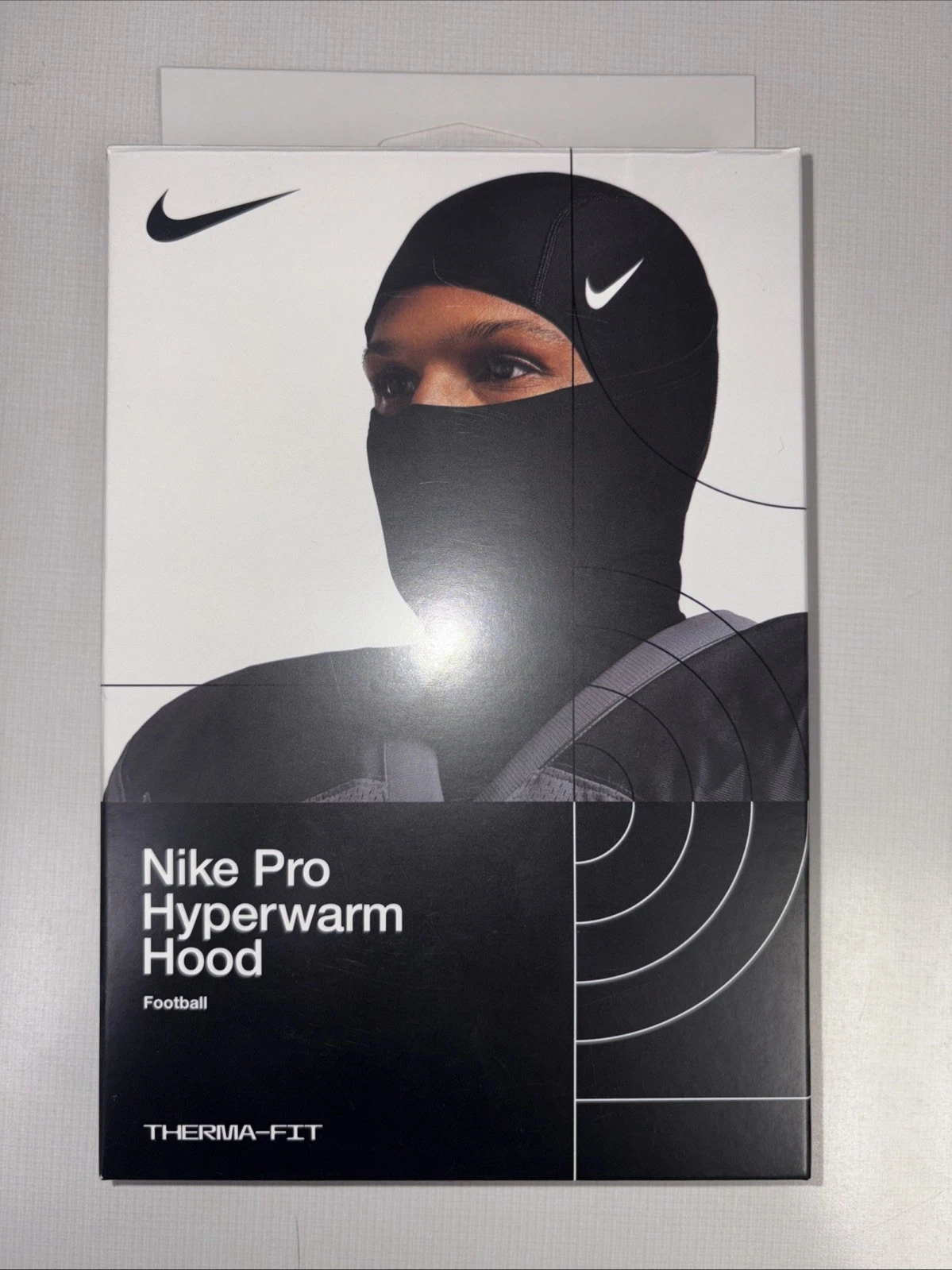 Nike Pro Therma-Fit Hyperwarm Hood Ski Mask Black, Balaclava Unisex Dri-Fit