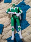 Vintage Power Rangers 5.5" Flip Head Action Figure Green Ranger 1993 Bandai