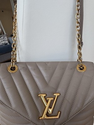 Louis Vuitton New Wave Chain Shoulder Bag Taupe Lather | eBay
