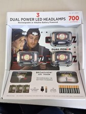 Infinity X1 | 3 Pack | Dual Power LED Headlam...