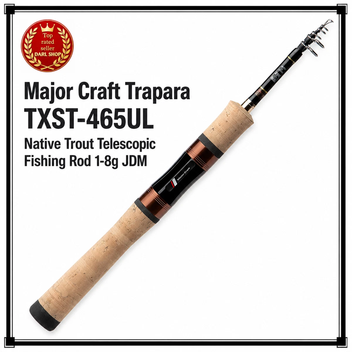 Major Craft Spinning Rod 5 ft Item Fishing Rods & Poles for sale