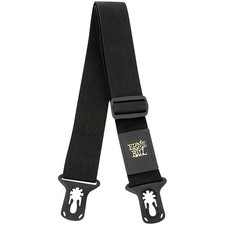 Ernie Ball Poly Lock Guitar Strap Black 2 in.