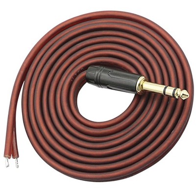 XMSJSIY 1/4 TRS Speaker Bare Wire, 6.35mm 3- Pole Male Mono Stereo Audio Cabl...