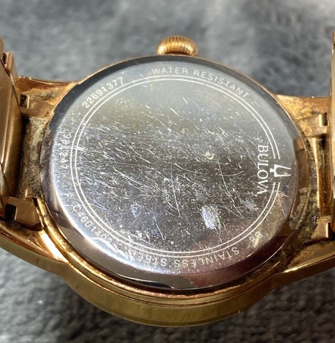 Bulova TurnStyle Blue Ion Crystal Ladies Watch 98L247 Runs Great - Picture 3 of 8