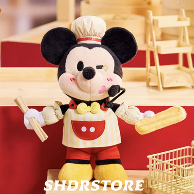Disney store authentic 2026 Mickey mouse food plush 9inches shanghai disneyland