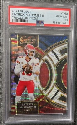 2023 Panini Select - Premier Level Patrick Mahomes II #140 Tri-Color Prizm /225