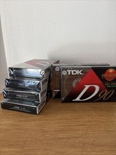 TDK D90 Standard Audio Cassette A00808-20 Lot Of 6