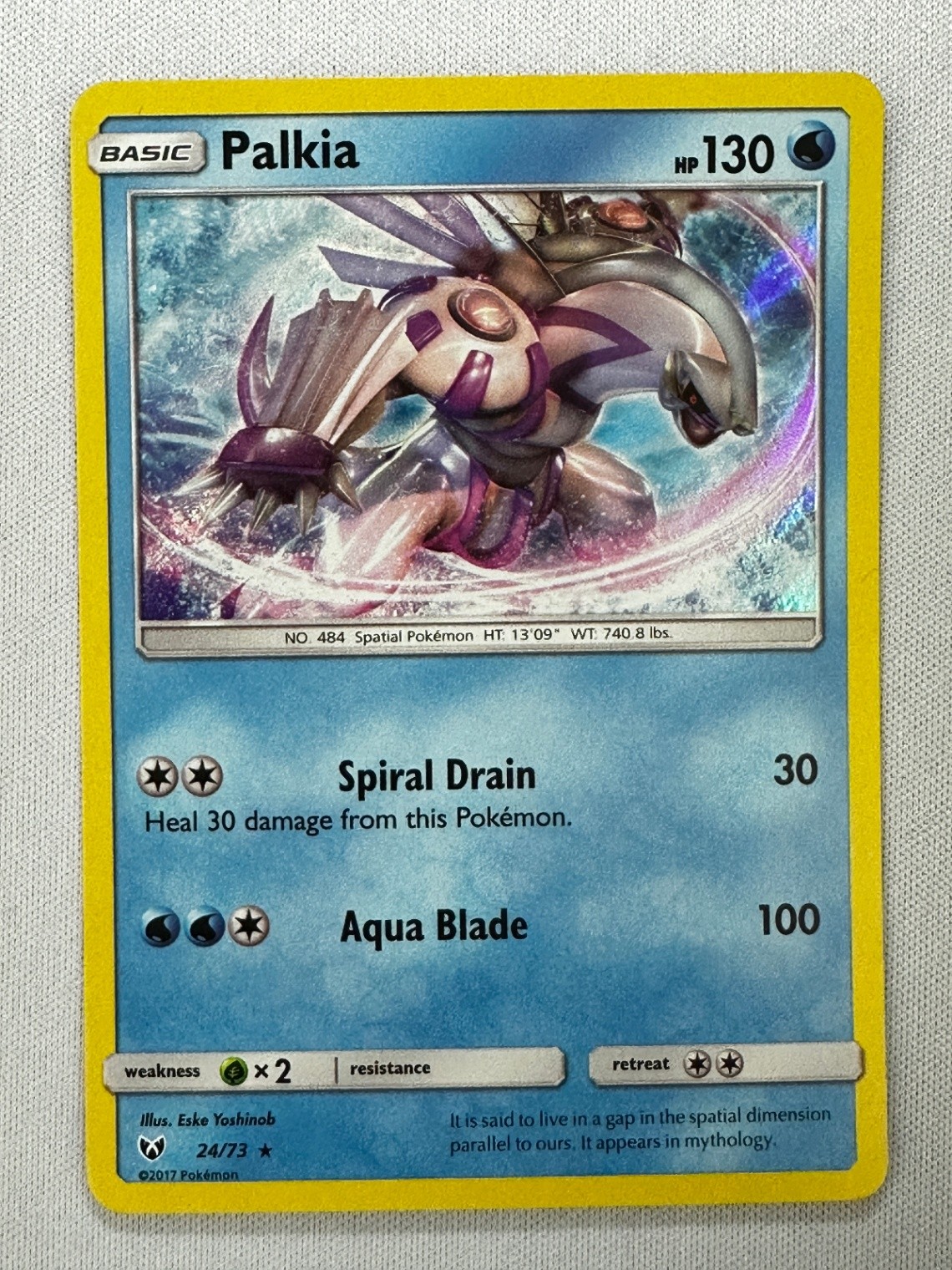 Palkia Holo Rare Shining Legends 24/73 NM