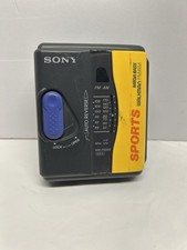 SONY Walkman WM-FS393 Cassette Player  AM/FM Radio New Belt Read Description