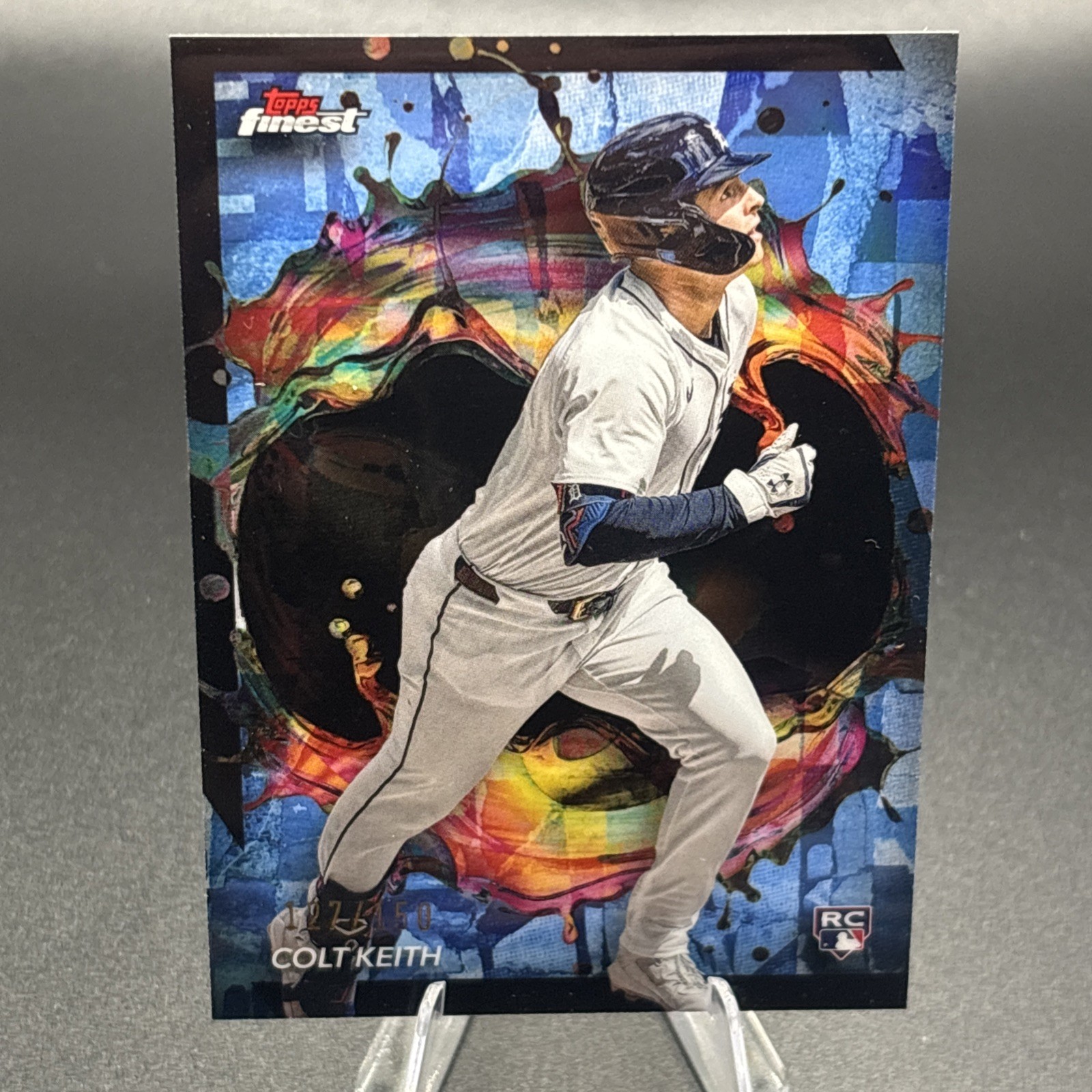 Colt Keith #208 /150 Rookie Rare Sky Blue Refractor 2024 Topps Finest Detroit