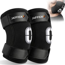 Weightlifting Elbow Brace 1 Pair - Elbow Sleeve with Dual Adjustable Compres...