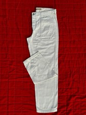 Pantalones de fatiga 100 % algodón Line of Trade para hombre 40x32 tela de vela (marfil) color