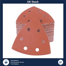 Aluminum Oxide 180 Grit Detail Sandpaper Sheets 93x93x93mm 100 Pack