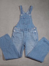 Old Navy Denim Overalls Medium Wash Girls Size M 8 With Pockets