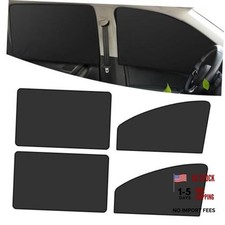 Tesnaao Car Side Window Sun Shade Replacement, 33CM x 48CM x 62CM 4 PCS Black