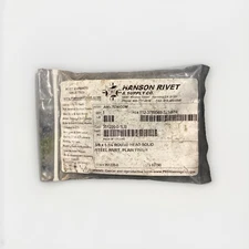 Hanson Rivet & Supply Co. 1lb 3/8 X 1 1/4 Round Head Solid Steel Plain Finish