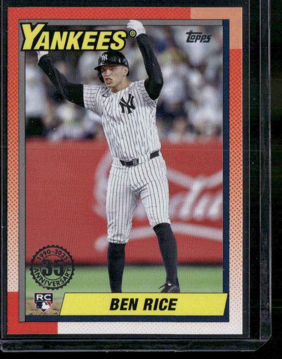 2025 Topps #T90-19 Ben Rice 1990 Topps Baseball 35th Anniversary