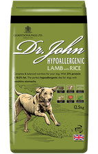 Gilbertson & Page Dr Johns Dog Food Hypoallergenic Lamb 12.5kg 2.10 per kilo