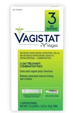 🔥Vagistat 3 Day Infection Treatment for Women Relieves External Itching 02/2027