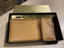 Vintage Rolfs Women  s Fandango Calf Leather Wallet/Coin Purse  Keychain Set NIB