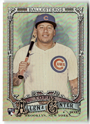2025 Topps Allen & Ginter MLB No. 219 Moises Ballesteros Rookie Rainbow Holofoil