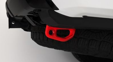 Genuine Toyota 2025 + 4Runner Rear Recovery/Tow Hooks TRD Red PT974-89251-03