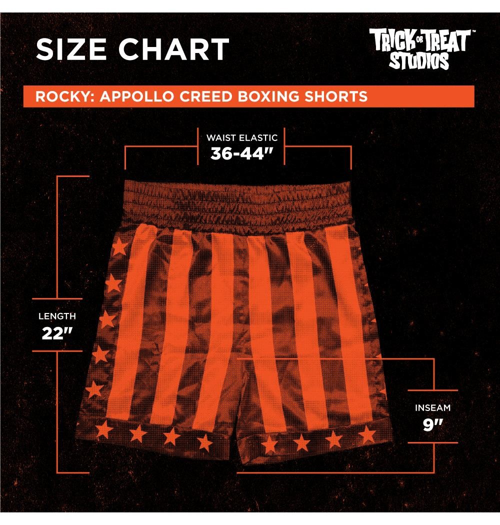 Trick Or Treat Studios Rocky Apollo Creed - Boxer da Uomo, Taglia Unica