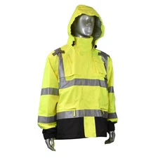 Radians RW32-3Z1Y-3X Industrial Safety Rain Jacket
