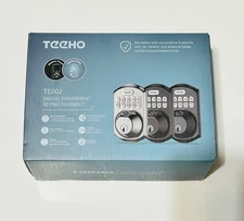 TEEHO TE002 Fingerprint Door Lock - Keyless Entry Door Lock - Electronic Keypad