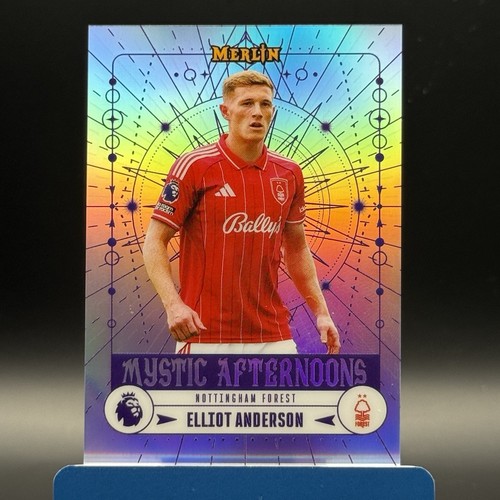 2025-26 Topps Merlin Chrome Premier League Elliot Anderson Mystic Afternoons