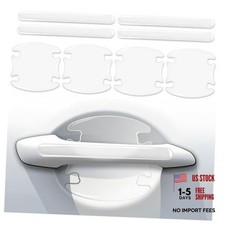 8PCS Car Door Handle Protector with Transparent Design,Anti-Scratch Car Door