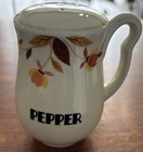 Hall China Jewel Tea Autumn Leaf Range Size Pepper Shaker