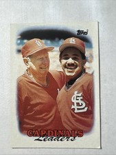 1988 Topps - Team Leaders RedSchoendienst, Tony Pena #351 Collector's Edition