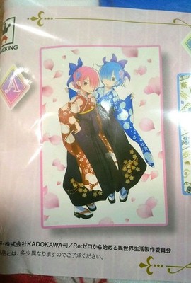 Re:ZERO -Starting Life in Another World- Fleece Blanket vol.2 [A] Ram Rem