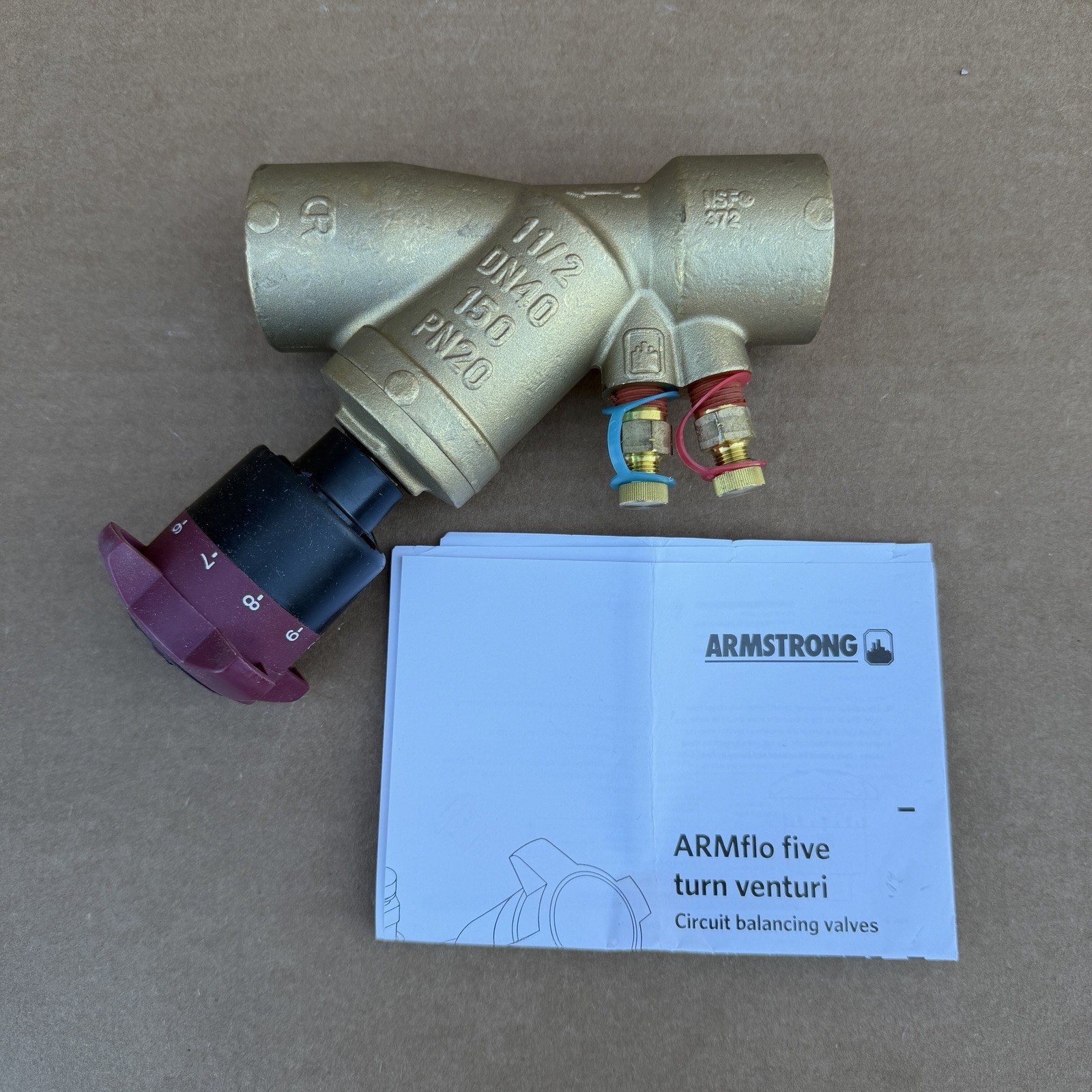 Armstrong CBV150VSCR 1-1/2” DN40 Balancing Valve 571110LF-354 300 PSI thumbnail 2