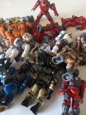 Lote de 21 mini figuras Halo Mega Bloks sin accesorios algunas raras ⭐Leer