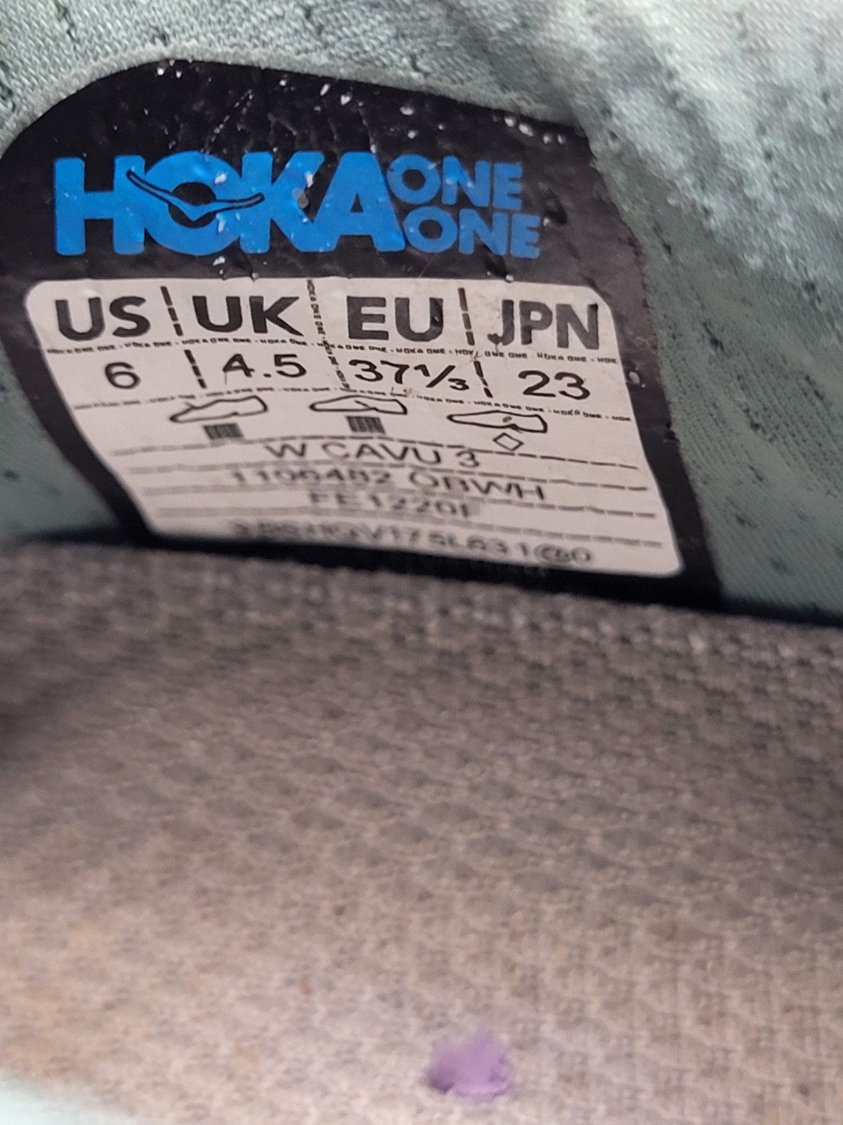 HOKA ONE Cavu 3 Women's Road Running Shoes Size 6 thumbnail 10