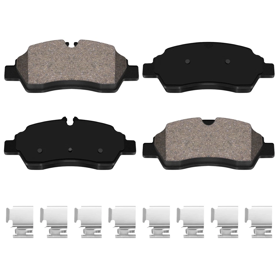 Pastilhas de freio dianteiras e traseiras de cerâmica para Ford Transit-150 Transit-250 Transit-350 - Imagem 3 de 4