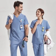 Ultra Light Scrub Set Medical Nurse Uniform for Hospital Doctor Workwear Outfit