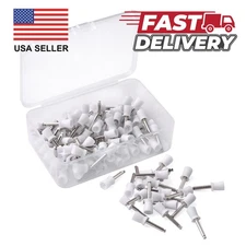 400 Disposable Dental Prophy Polishing Cups Latch Type White