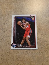 Tre Johnson III 2025-26 Topps Rookie Card RC #206 Washington Wizards